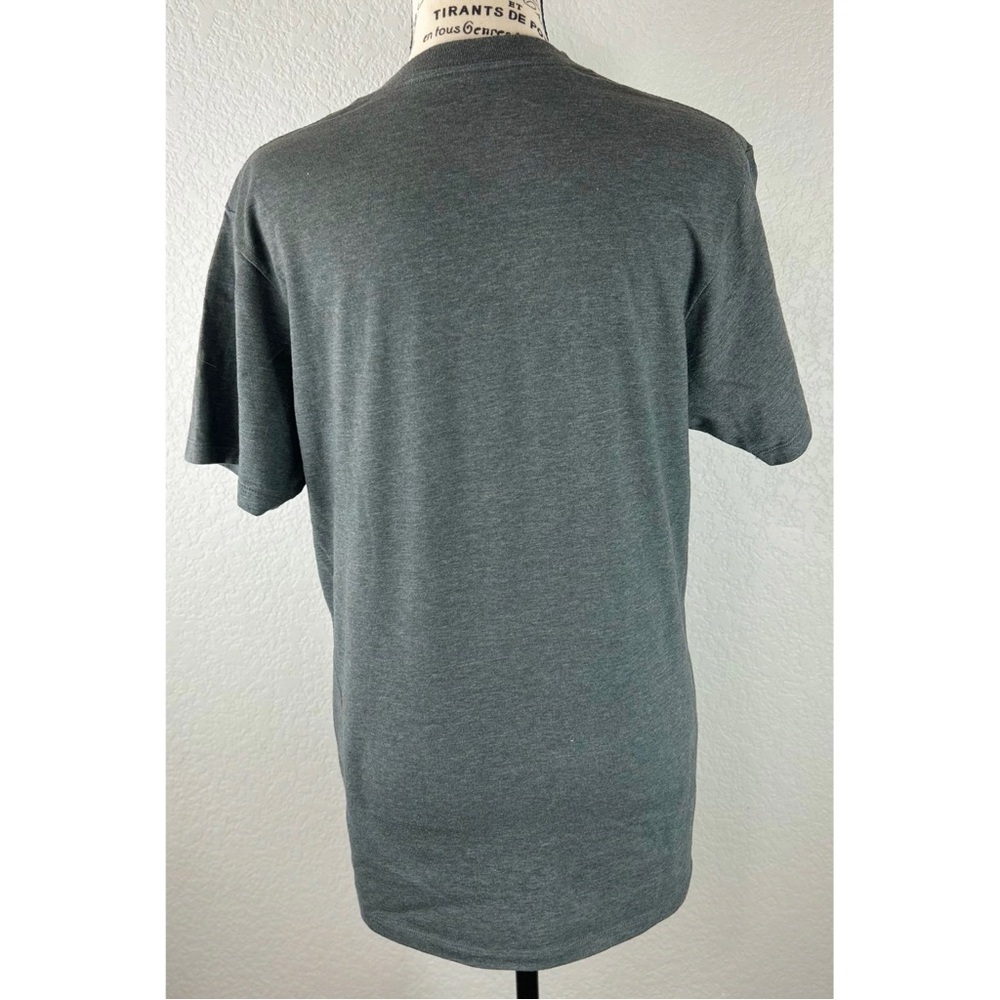 Patagonia Fitz Roy Crest Logo Tee Shirt Gray Slim Fit Short Sleeve Cotton Medium - Picture 6 of 8